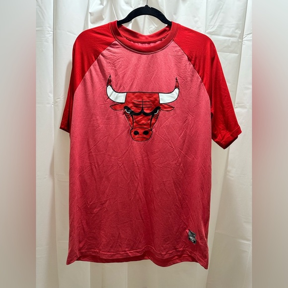 NBA CHICAGO BULLS Red Men's Shirt - Picture 1 of 5